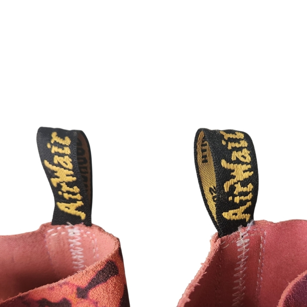 Dr. Martens Tie-Dye Combat Boots in Pink & Black - Picture 6 of 8